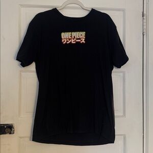 Onepiece Black Graphic Tee